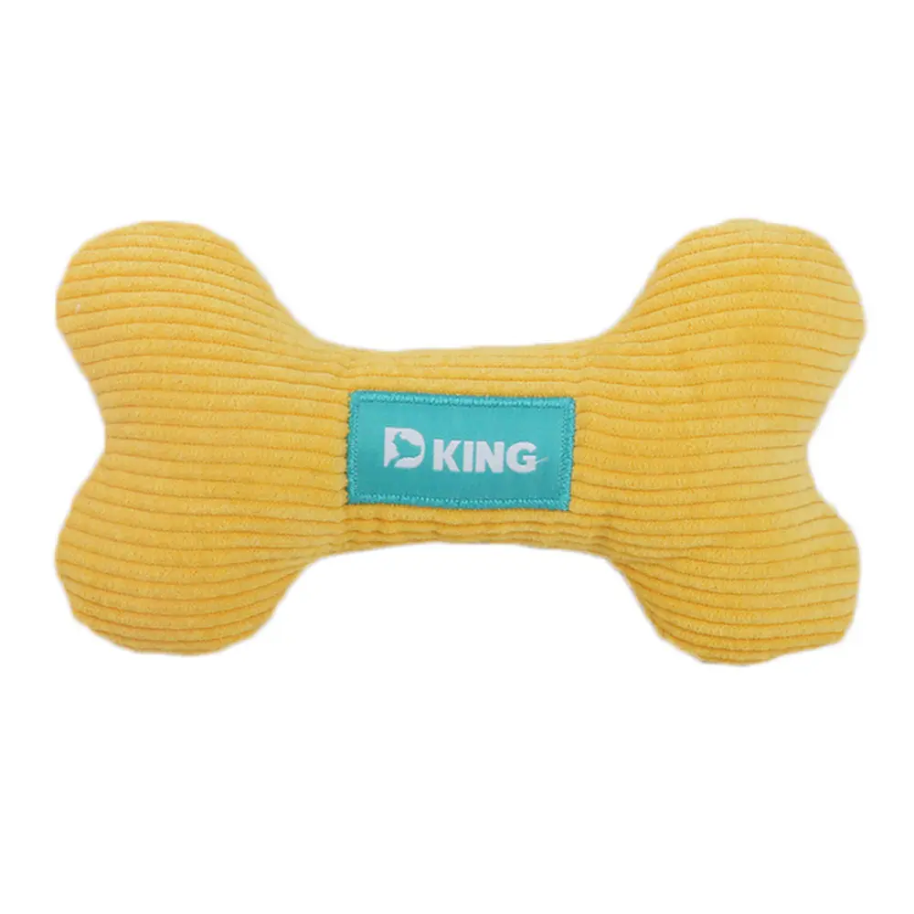 Yellow Pet Interactive Plush Toy: A Dog's Delight