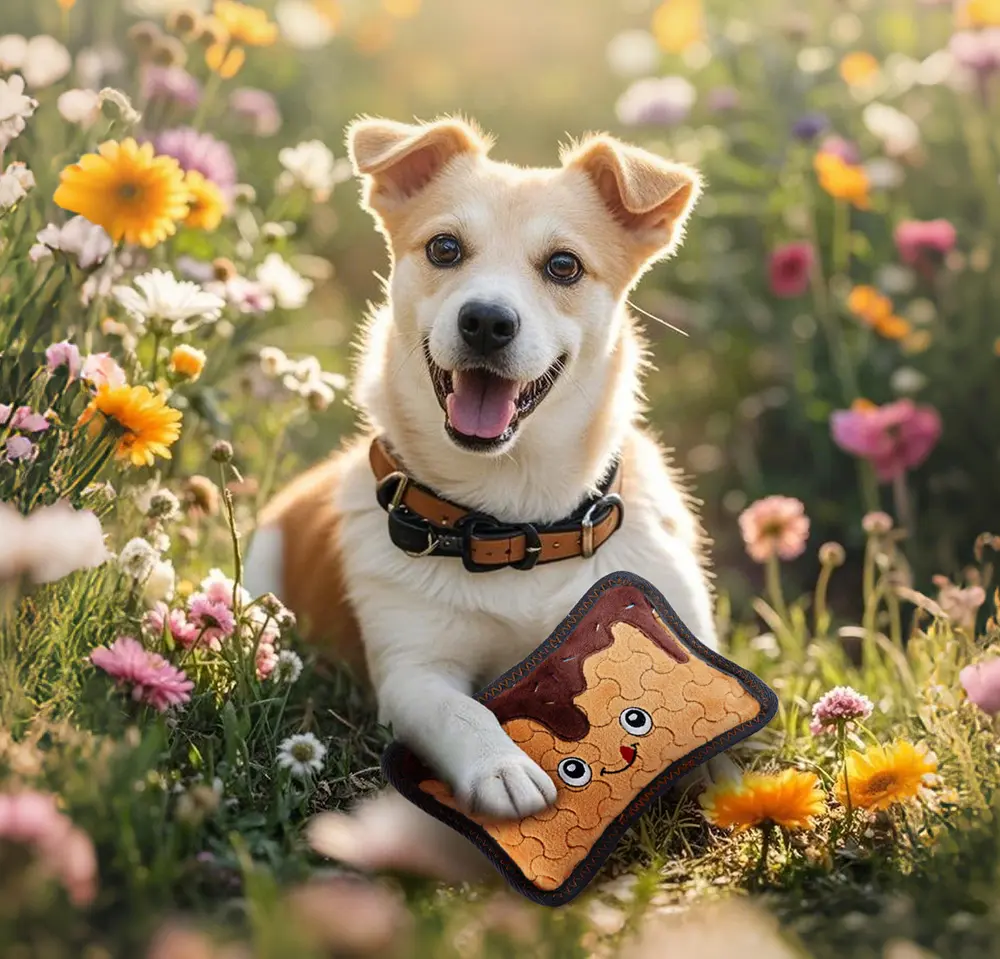 2025 Latest Products Dog Food Toys Plush Pet Toys Sturdy Dog Toys Dogs Can’t Put It Down! Simulated food plush toy1 (3)
