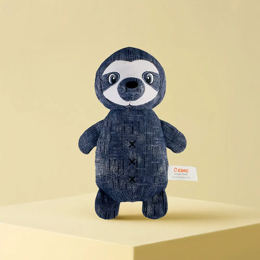 2025 New Product Classic Animal Shape Sturdy Dog Toy Collection Sloth (4).jpg