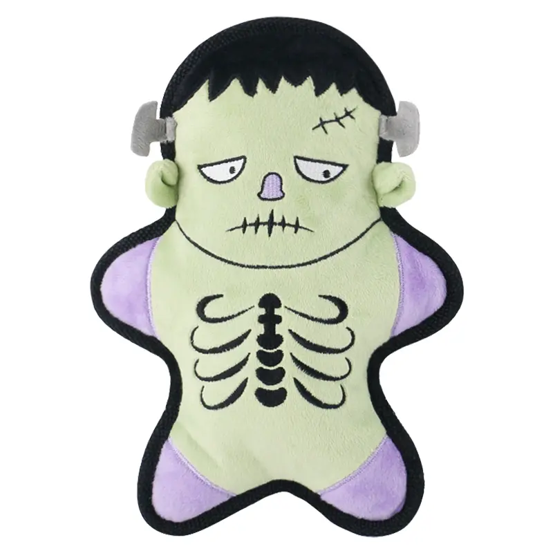 Spooky - yet - Adorable Pumpkin and Zombie Pet Plush Toys