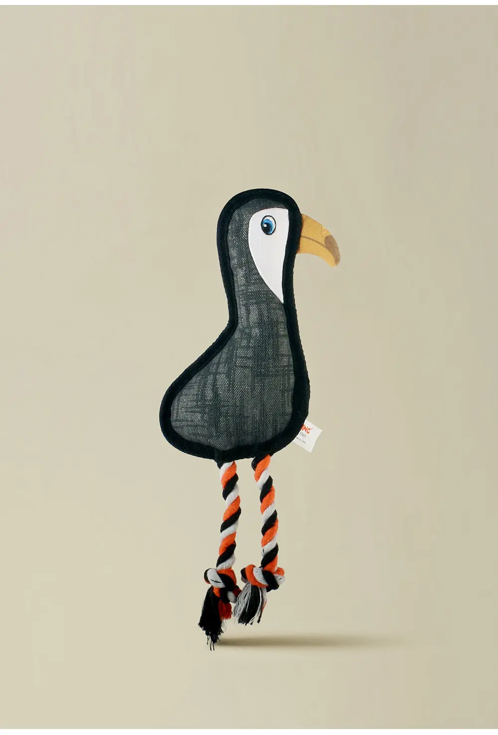  2025 New Product Classic Animal Shape Sturdy Dog Toy Collection Oblate Knotted Pipebill (9)
