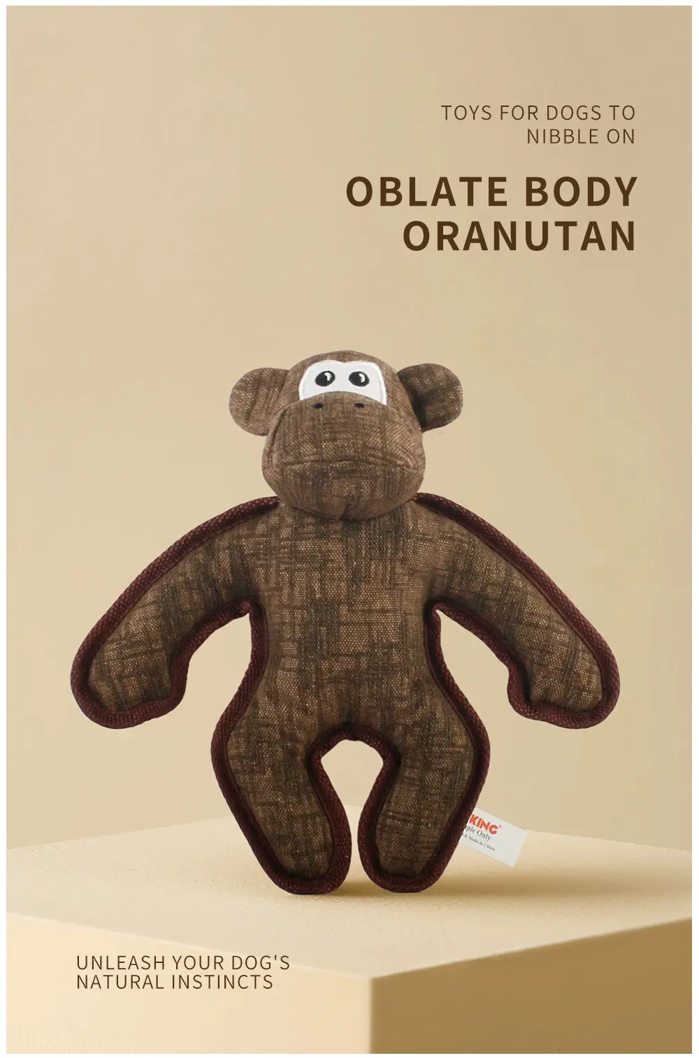 2025 New Product Classic Animal Shape Sturdy Dog Toy Collection Oblate Squirrel (5)