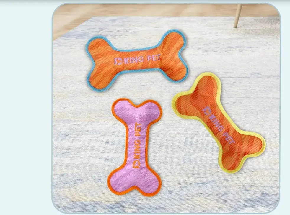 Innovative Bone-Shaped Pet Chewable Plush Toy: A Perfect Combination of Safety, Fun, and Companionship
