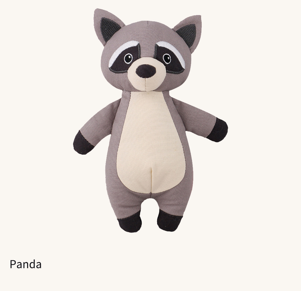 Pet Plush Toy Series Lifelike and Adorable, Bringing Endless Joyful Moments Bear, Raccoon, panda (11)
