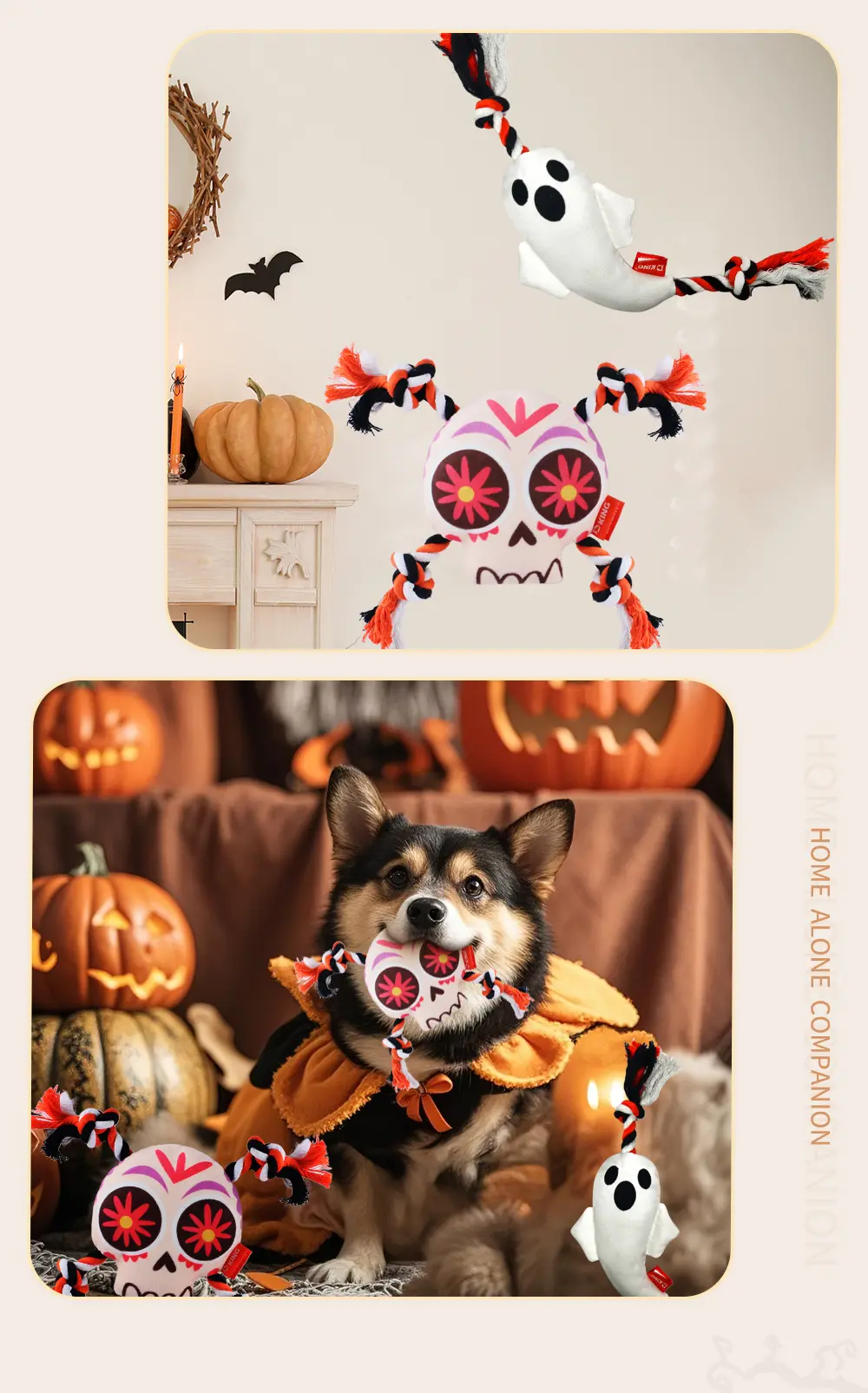 Halloween knoted plush dolls