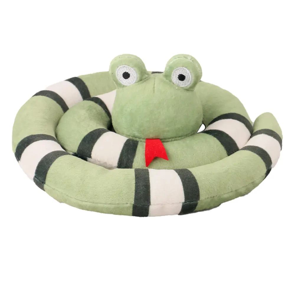 A Snake-Shaped Plush Pet Toy Specifically Designed For Dog Lovers—Snack