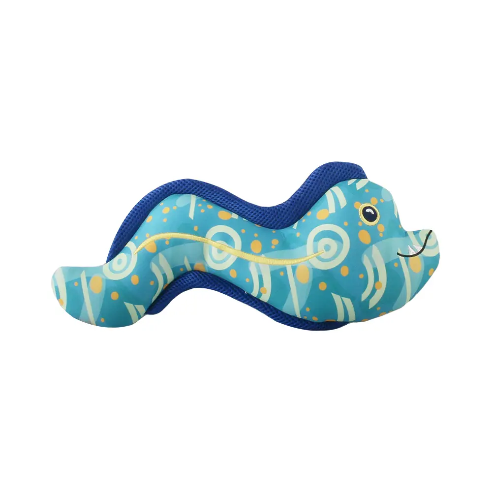 Selected Pet Plush Toy, Comfortable and Durable for Chewing, Keeps Your Dog Happy and Entertained：Eel，Turbot，Platypus