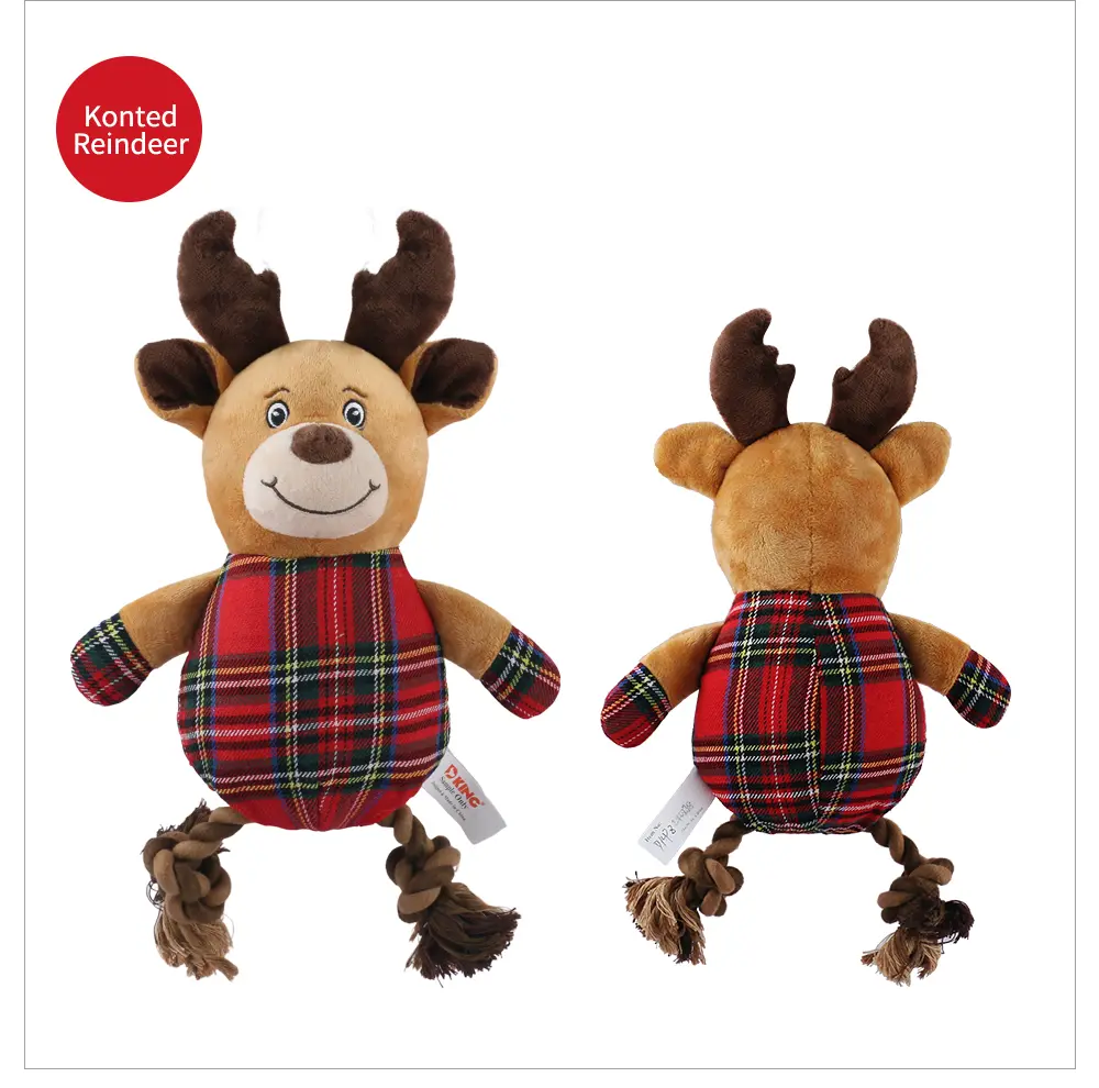 Christmas Series Characteristic Squeaky Plush Toys, Adding Holiday Fun, Warm Companionship, Letting Joyful Sounds Echo Through the Entire Winter (15)