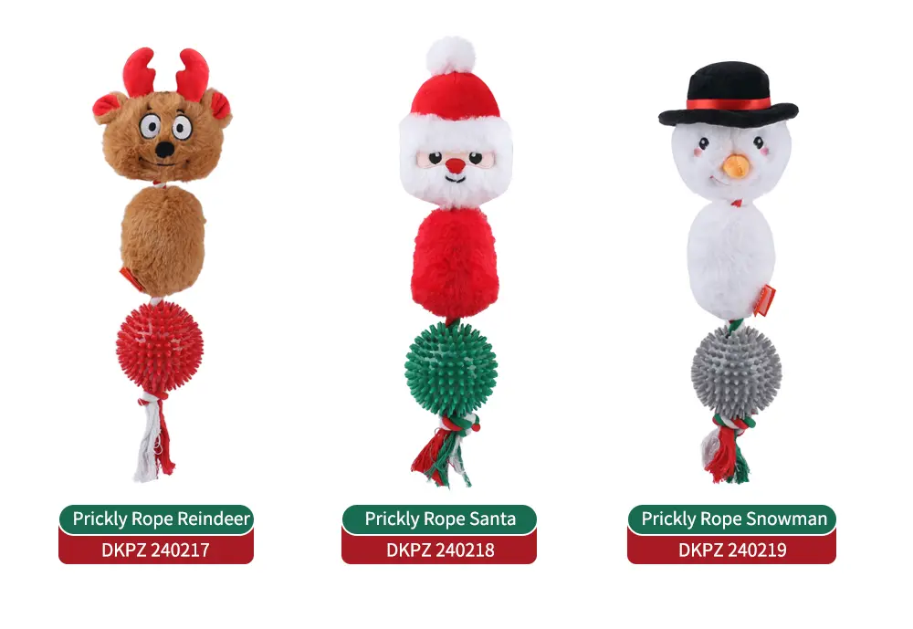 The Christmas-Themed Doggy Plush Toys Perfectly Blend The Joy of The Holiday Season With The Adorability of Pets Konted Reindeer, Konted Snowman, Kon (5)