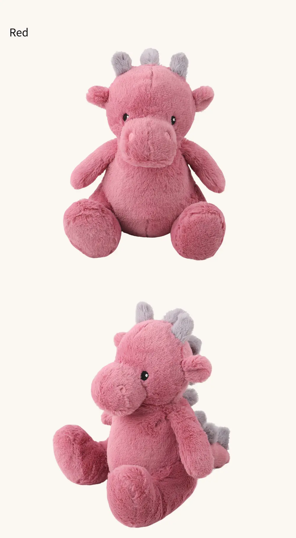 Cute animal-shaped pet stuffed toys with soft and comfortable material:Stuffed DragonPet Toy (13)