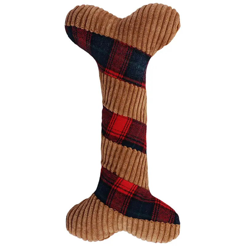 Christmas Collection of Ssqueaky Plush Toys Interlaced Red Bone ,Interlaced Brown Bone, Interlaced Green Bone,Bounded Red Bone, Plush White Bone