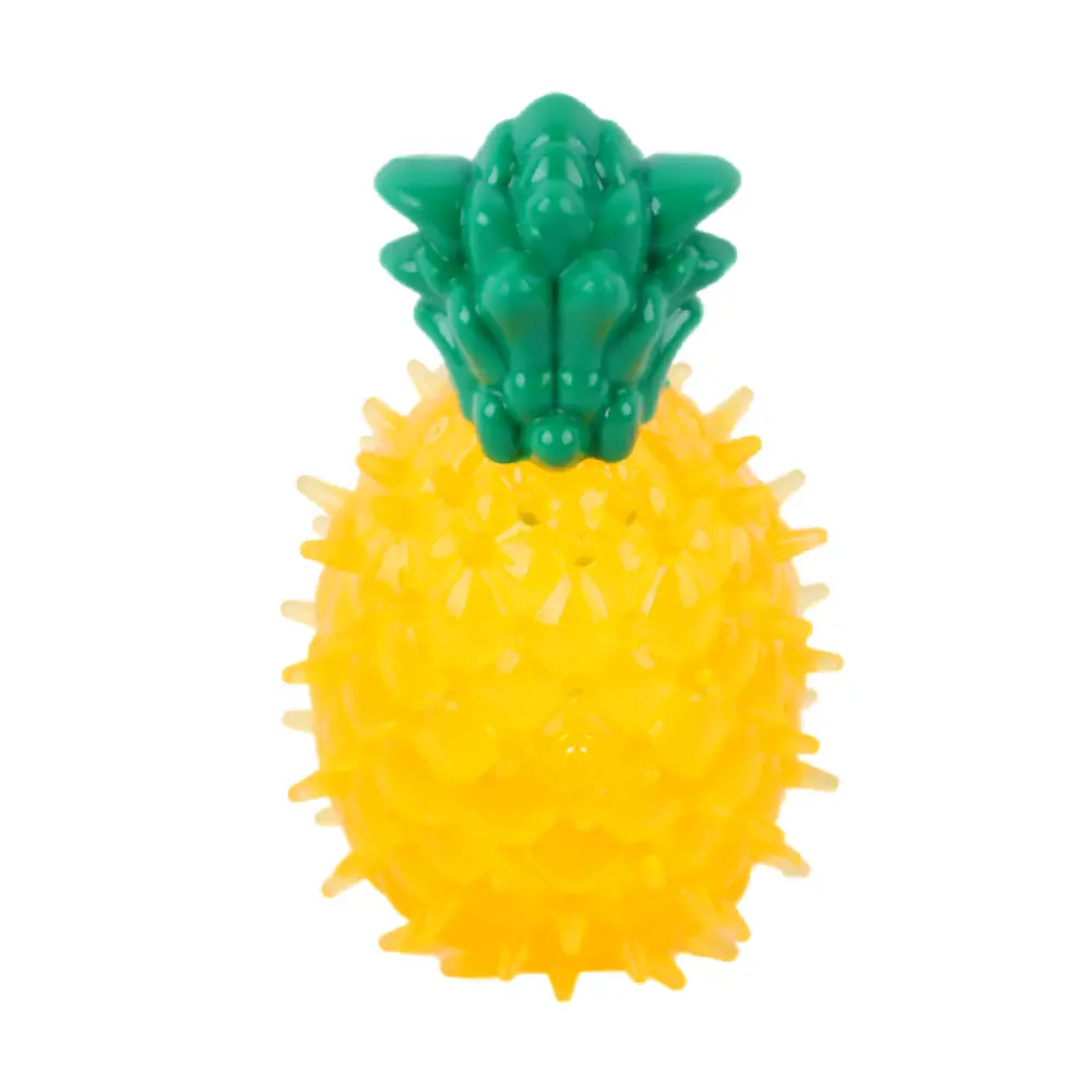 Introduction to Our Adorable Pineapple - shaped Pet Interactive Plush Toy