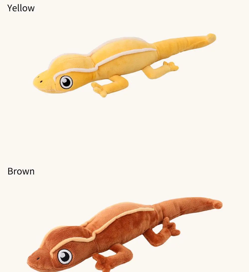 Dog Plush Toy With A Creative Lizard Design, Accompanying Growth (11)