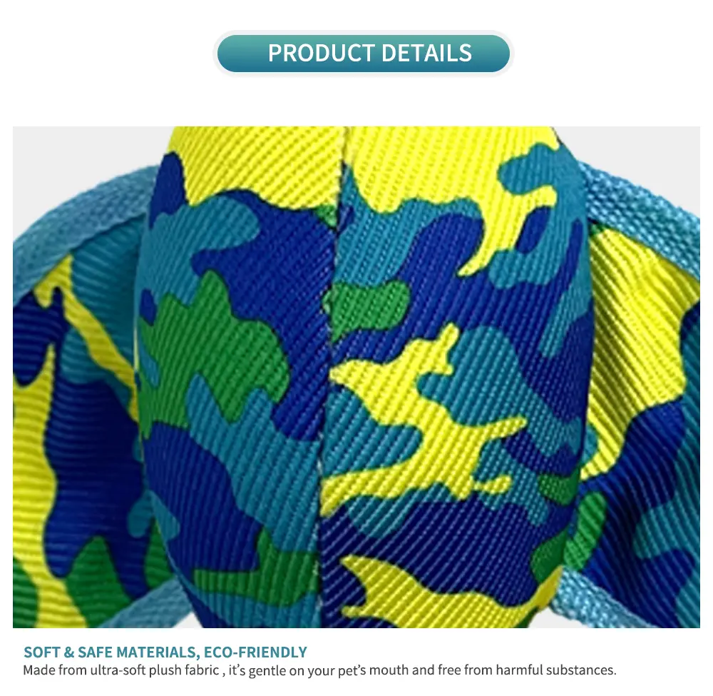 Rope Camouflage Flying Duck, Plush Pet Toy, Safe And Comfortable, Enhances Bonds, Endless Joy! (18)