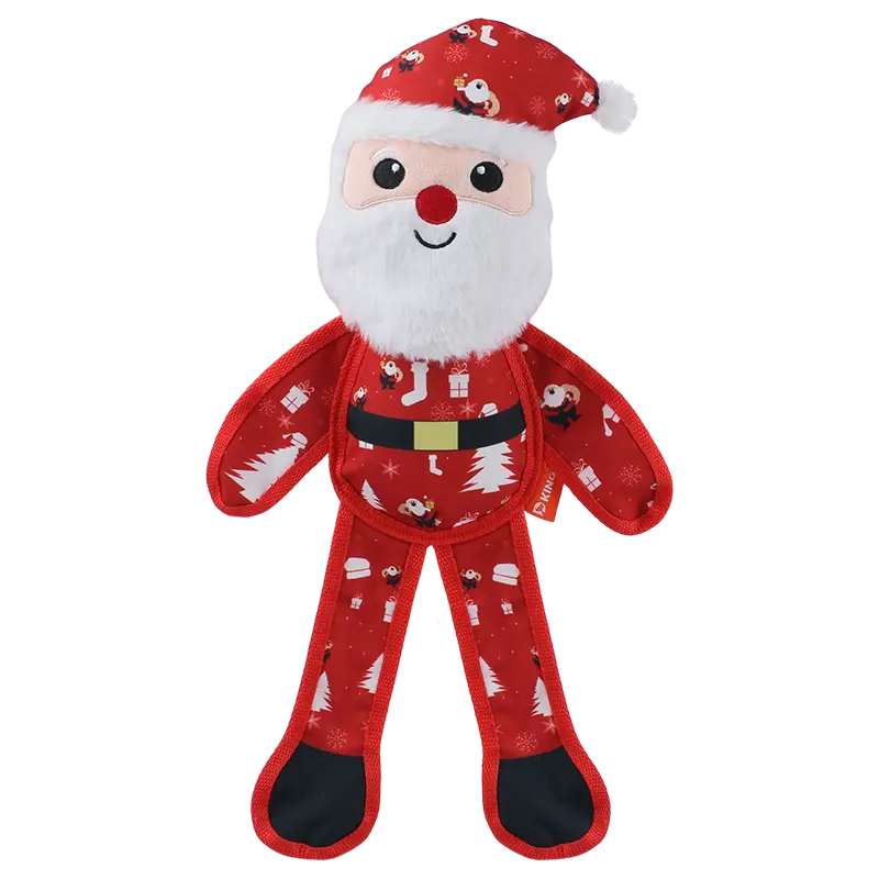 Christmas Joy for Dogs: Curated Pet Toys for Your Furry Friend to Enjoy the Holiday Fun：Oblate Santa，Oblate Reindeer，Oblate Gnome