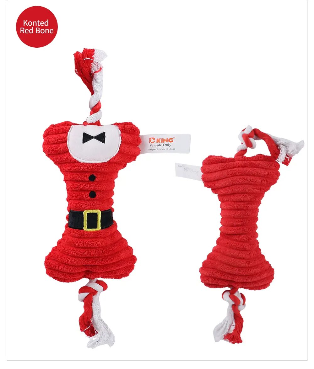 Squeaky Bone Plush Toy (13)