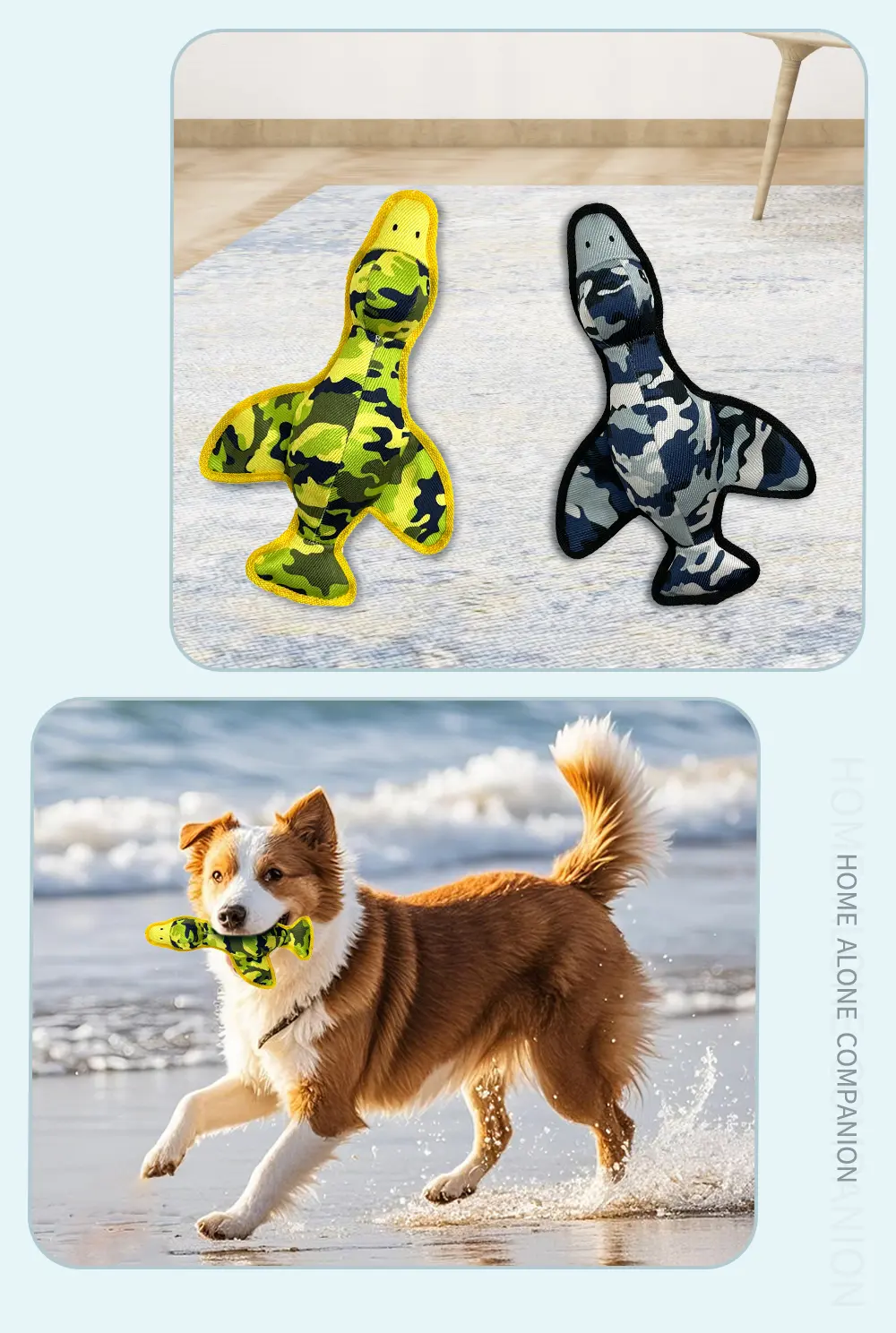 Camouflage Flying Duck, High Quality, Rattle Design, Enhances Bond, Exercises Pets (11)