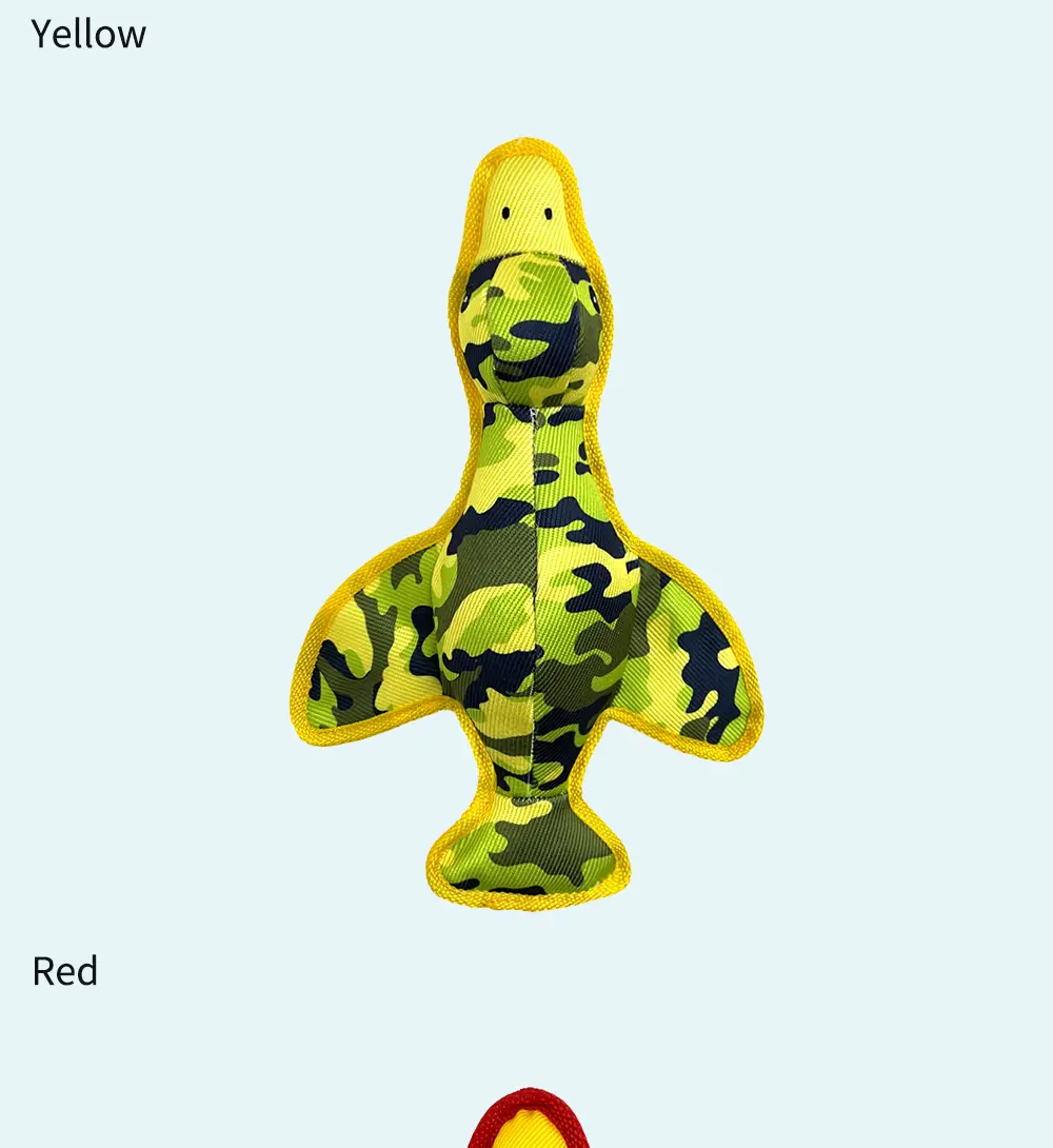 Camouflage Flying Duck, High Quality, Rattle Design, Enhances Bond, Exercises Pets (12)