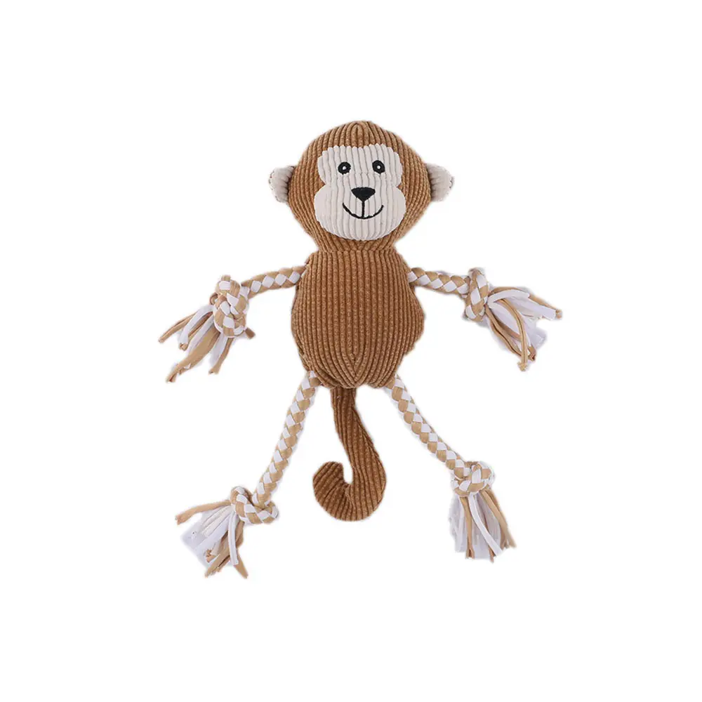 Fun and Durable Animal - Shaped Plush Toys for Pets
