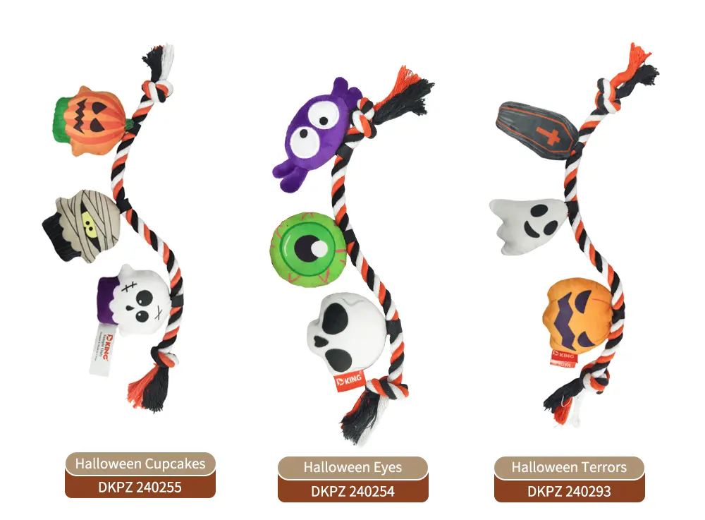 Halloween knoted plush dolls2