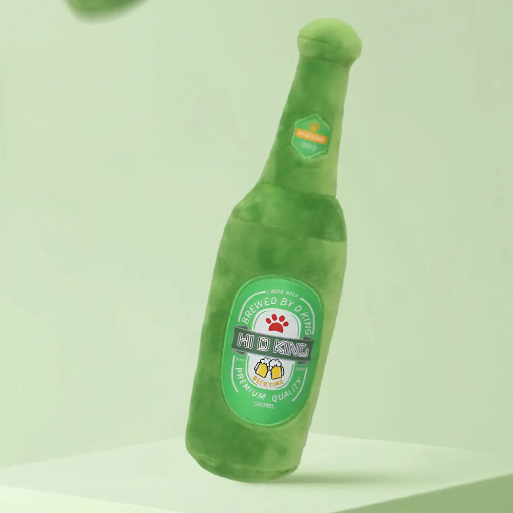 Heineken Beer-Inspired Plush Toy: A Pet's Delight