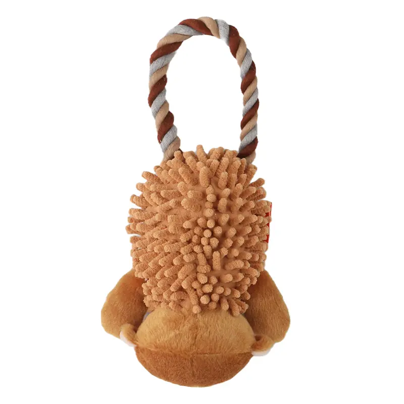 Rope Animal Plush Toys for Pets Rope ring mop velvet raccoon，Rope ring mop velvet monkey (3).jpg