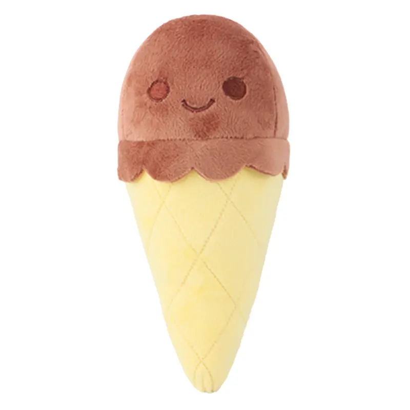 Ice Cream Cone Dog Plush Toy