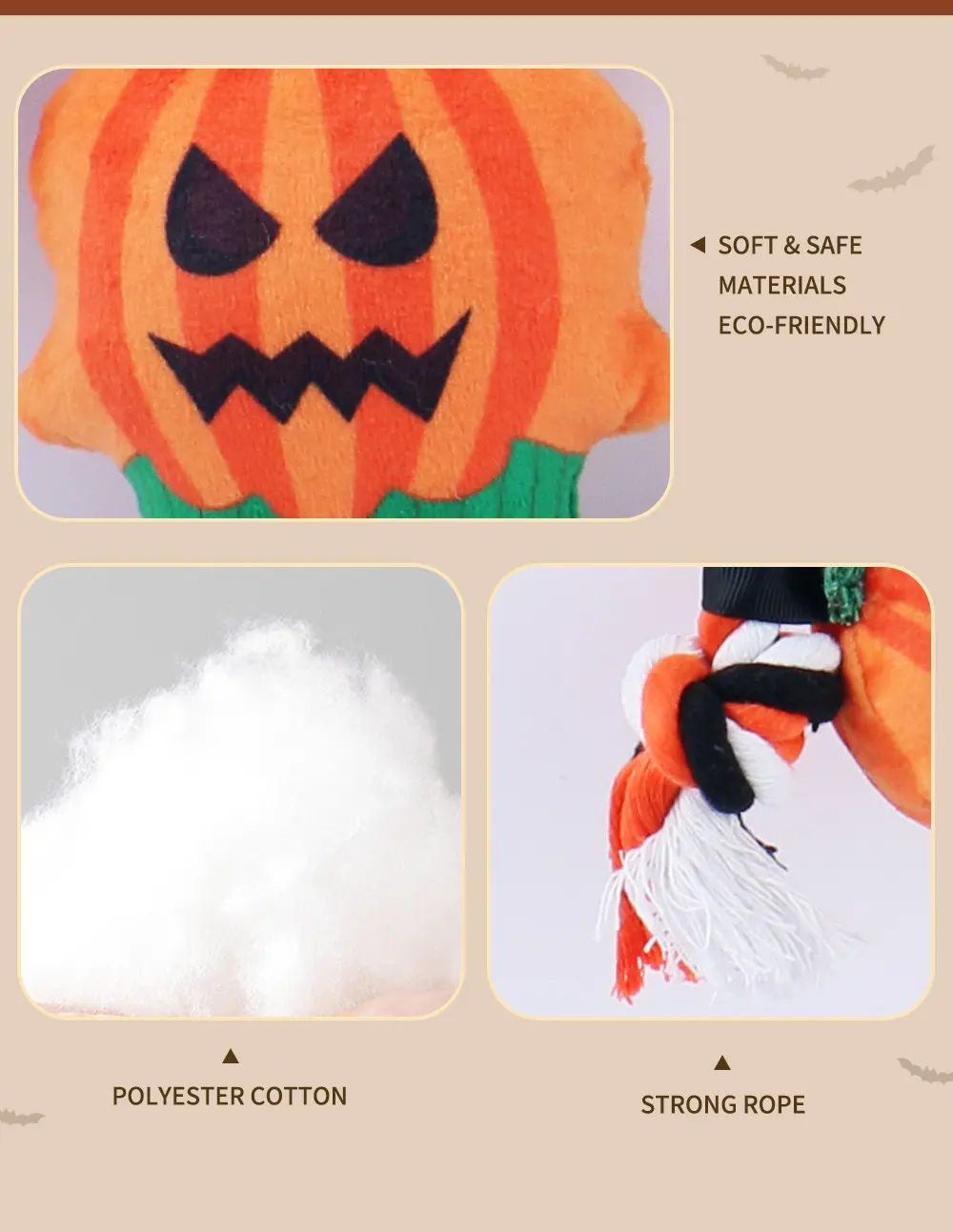 Halloween knoted plush dolls2