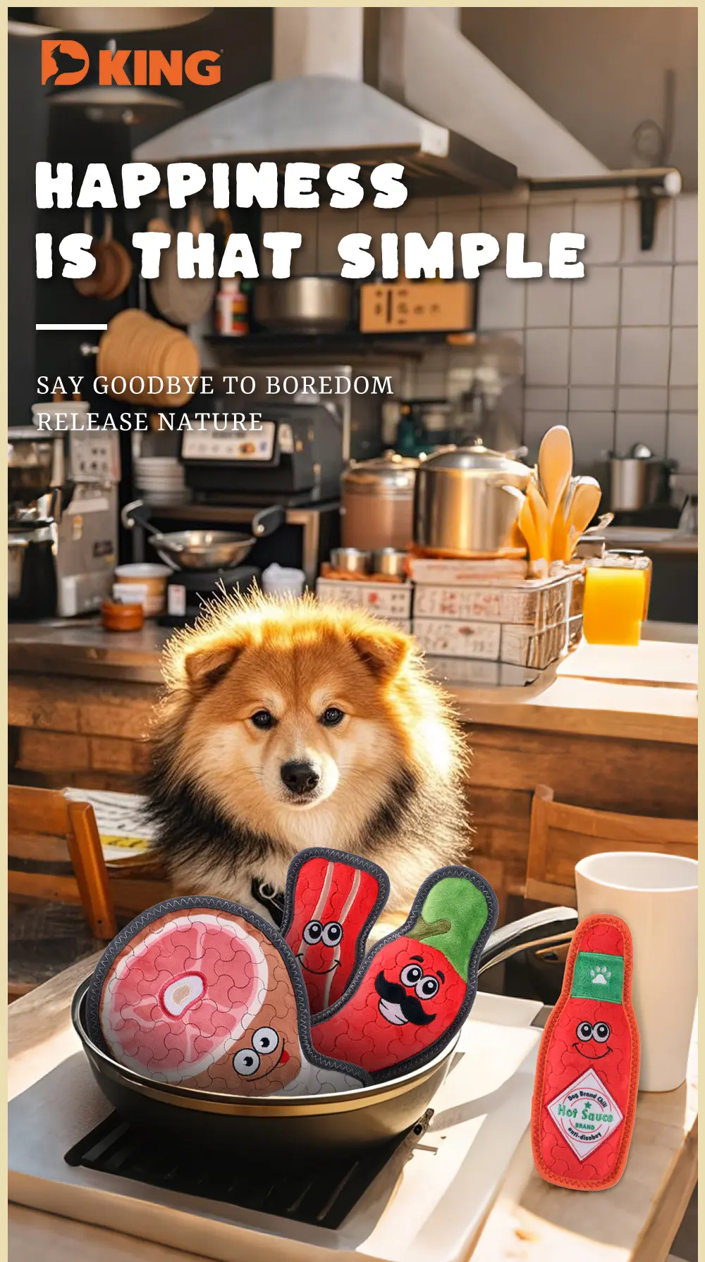 The Latest 2025 Dog Plush Toy Series Chili sauce, Baccon, Prime meat, Chili pappy (5)