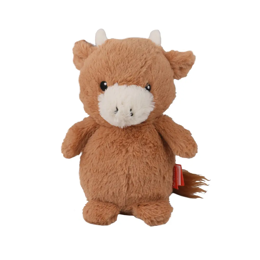Plush Toy Series, Cute And Diverse, Soft And Comfortable, Safe Companionship：Cattle，Donkey，Pig