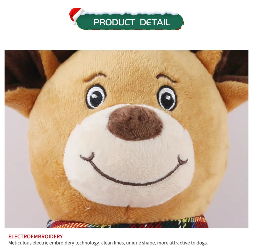 Christmas Series Characteristic Squeaky Plush Toys, Adding Holiday Fun, Warm Companionship, Letting Joyful Sounds Echo Through the Entire Winter (17)