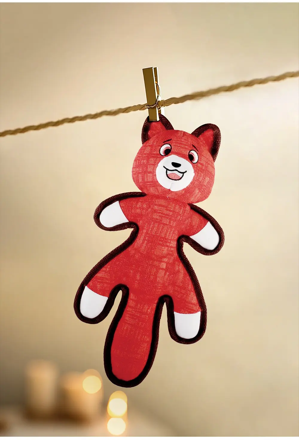 2025 New Product Classic Animal Shape Sturdy Dog Toy Collection Oblate Body Fox (9)