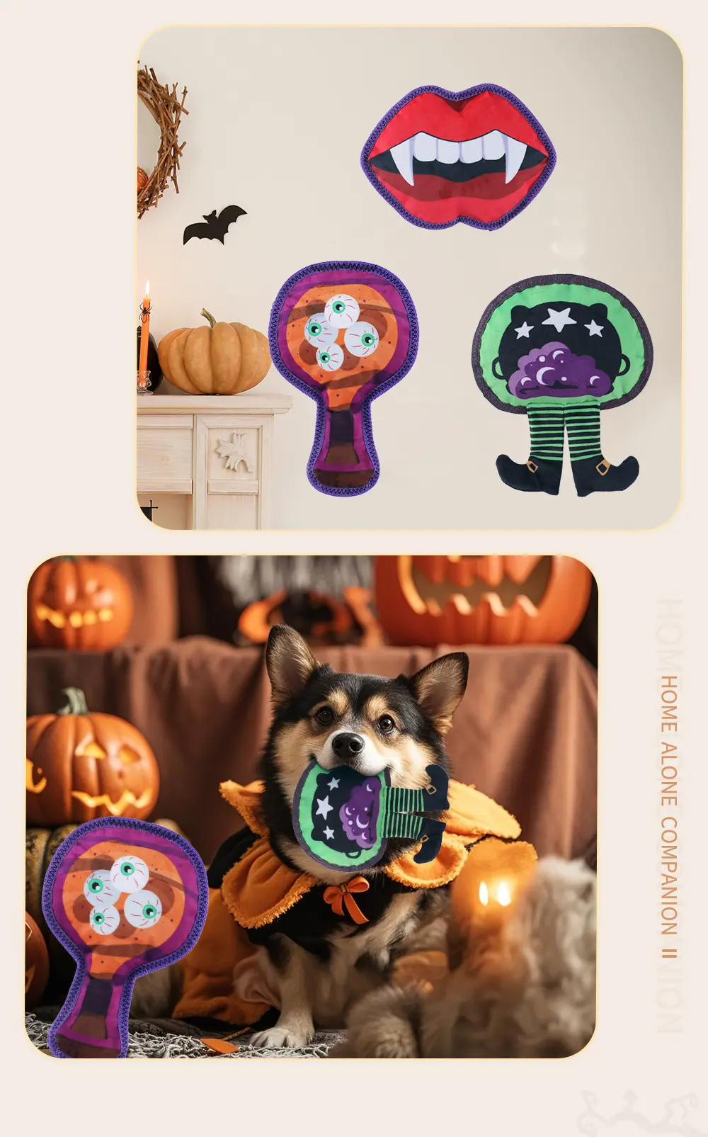 detail about Halloween wrapped pet toy