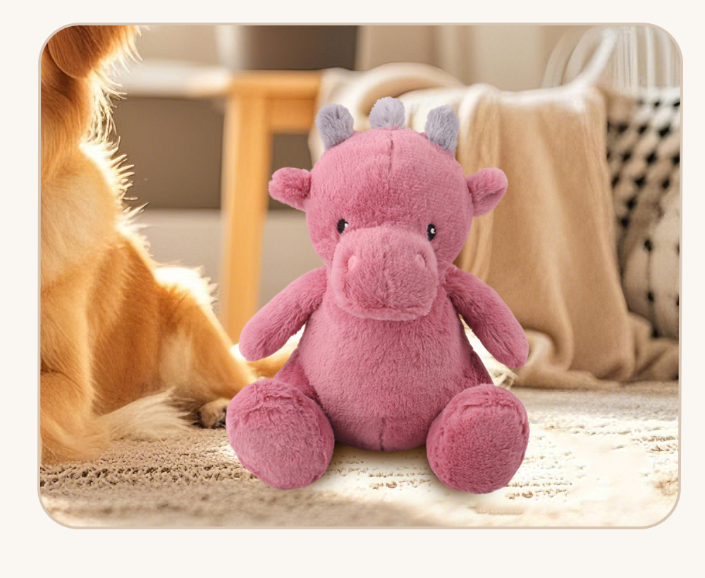 Cute animal-shaped pet stuffed toys with soft and comfortable material:Stuffed DragonPet Toy (10)