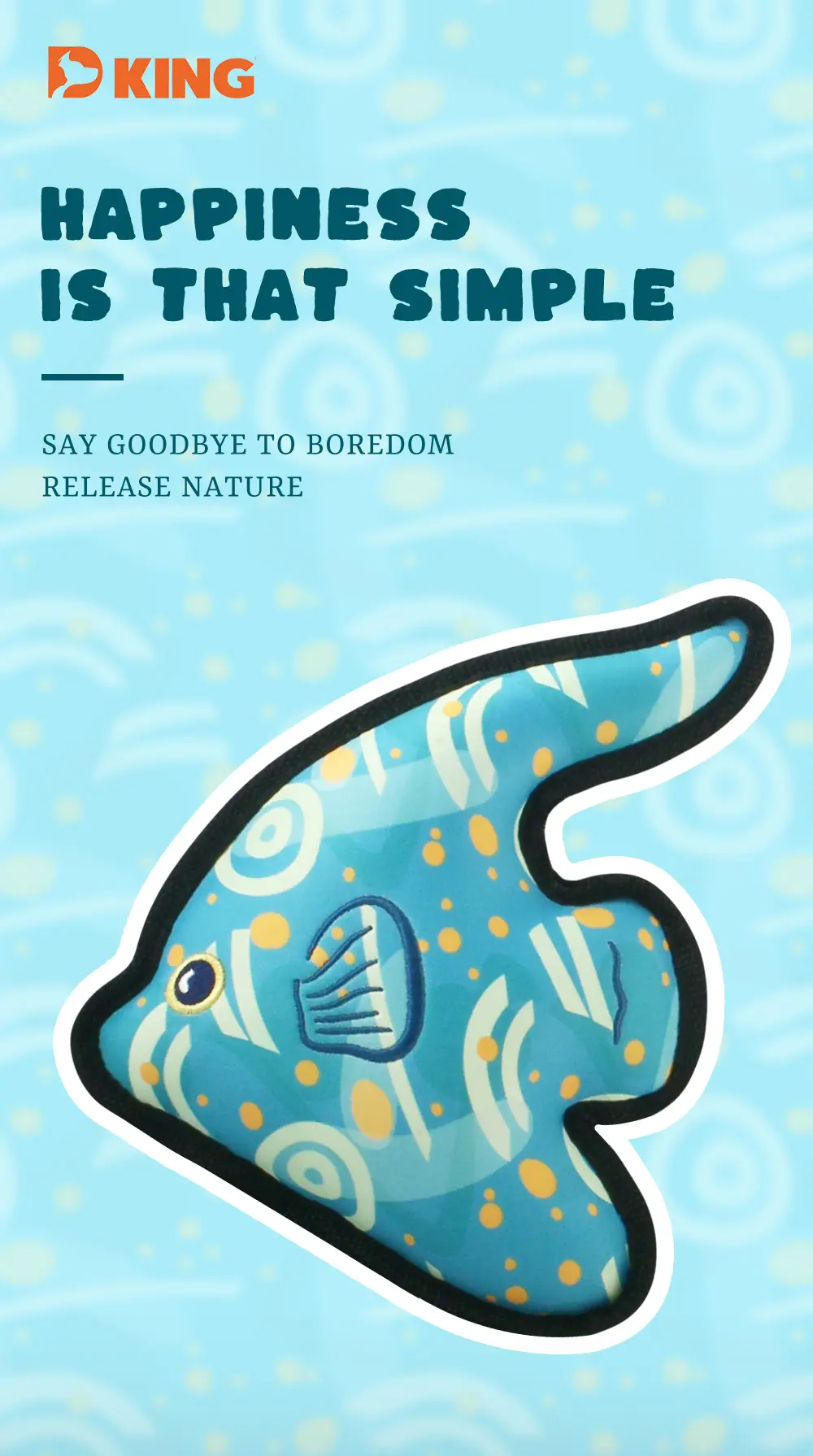 2025 Latest Pet Interactive Plush Toy Series, Innovative Design Enhances Pet's Fun, Safe Materials:Whip-fish,Blue Sea Bream,Starfish (4)