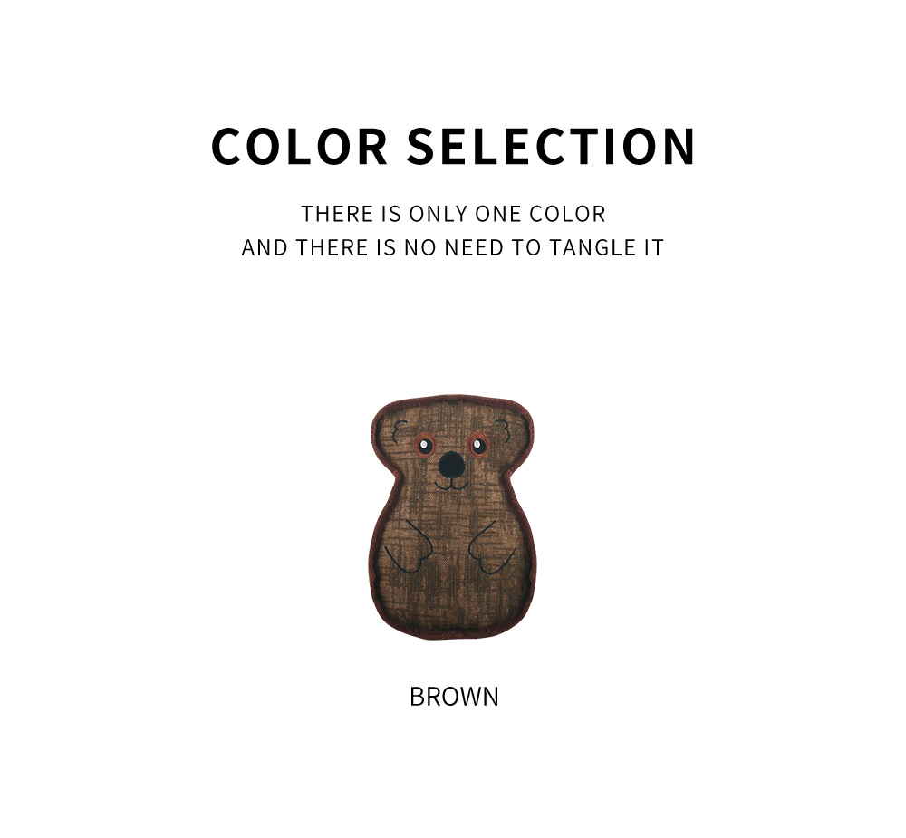 2025 New Product Classic Animal Shape Sturdy Dog Toy Collection 3D Koala (7)
