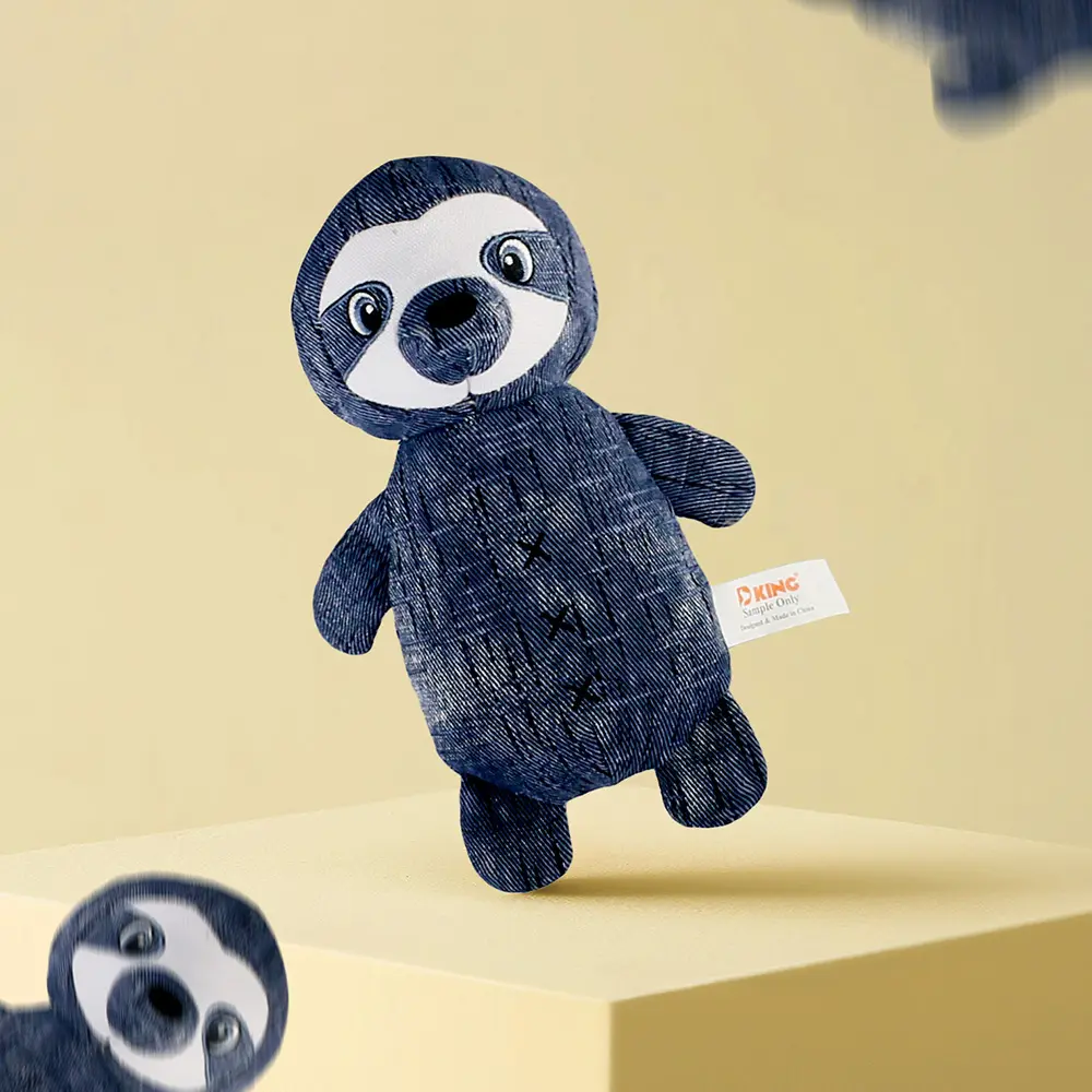 2025 New Product Classic Animal Shape Sturdy Dog Toy Collection Sloth (3).jpg