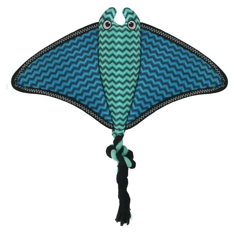 Dog Interactive Biting Soft Toy：Lobste,Angelfish,Hammerhead Shark,Manta Ray