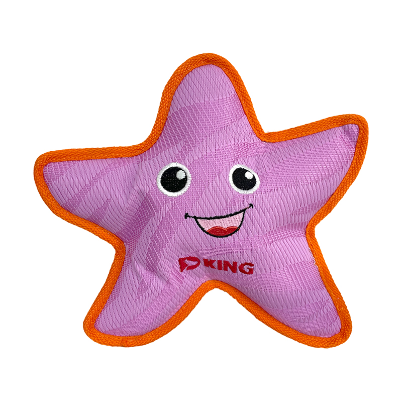 Starfish plush toy: ultra-soft sea star, promotes growth, durable & comforting, perfect for play.