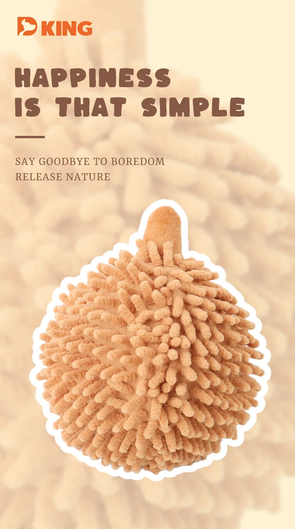 Fig, Kiwi, Durian, Strawberry Four Creative Fruit-Shaped Plush Toys For Pets (5)