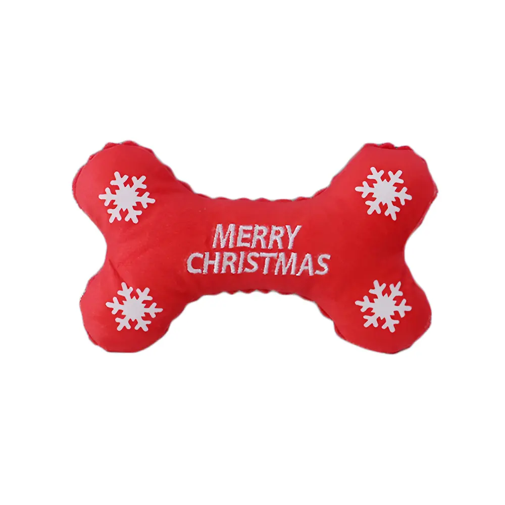 Snowflake Bone Interactive Plush Toy for Dogs – A New Experience of Fun Companionship