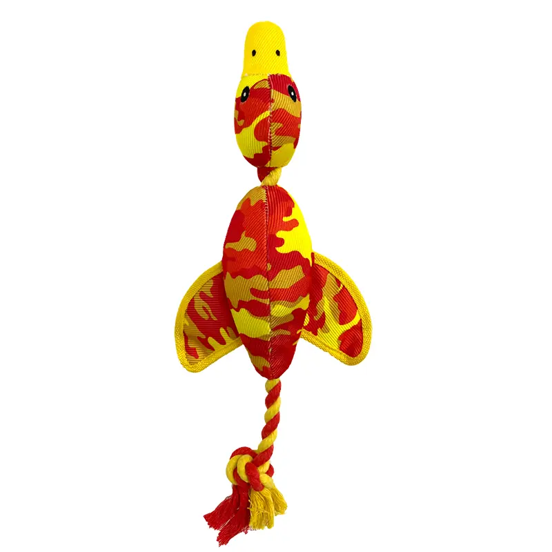 Rope Camouflage Flying Duck, Plush Pet Toy, Safe And Comfortable, Enhances Bonds, Endless Joy! (4).jpg