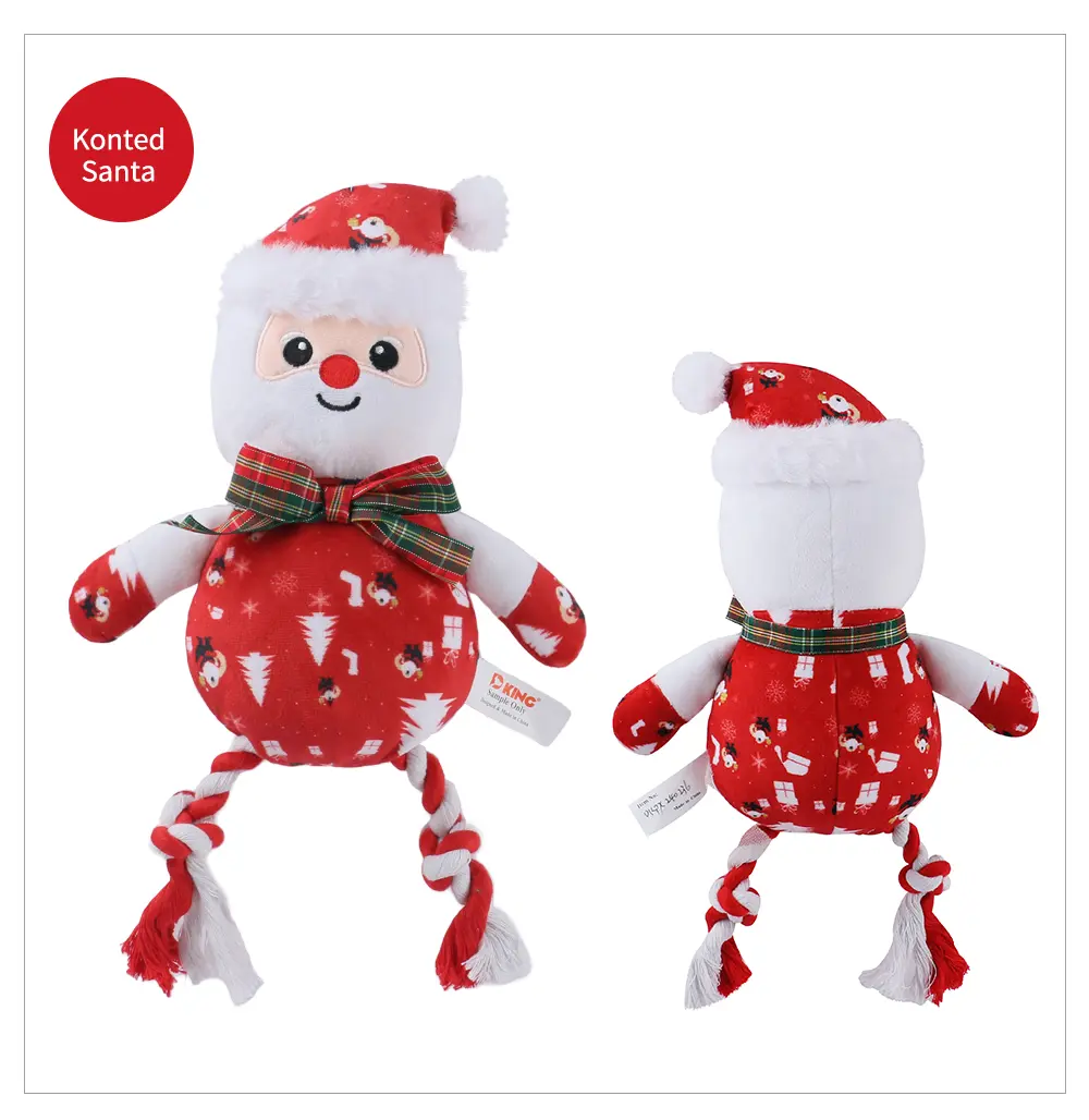 Christmas Series Characteristic Squeaky Plush Toys, Adding Holiday Fun, Warm Companionship, Letting Joyful Sounds Echo Through the Entire Winter (14)