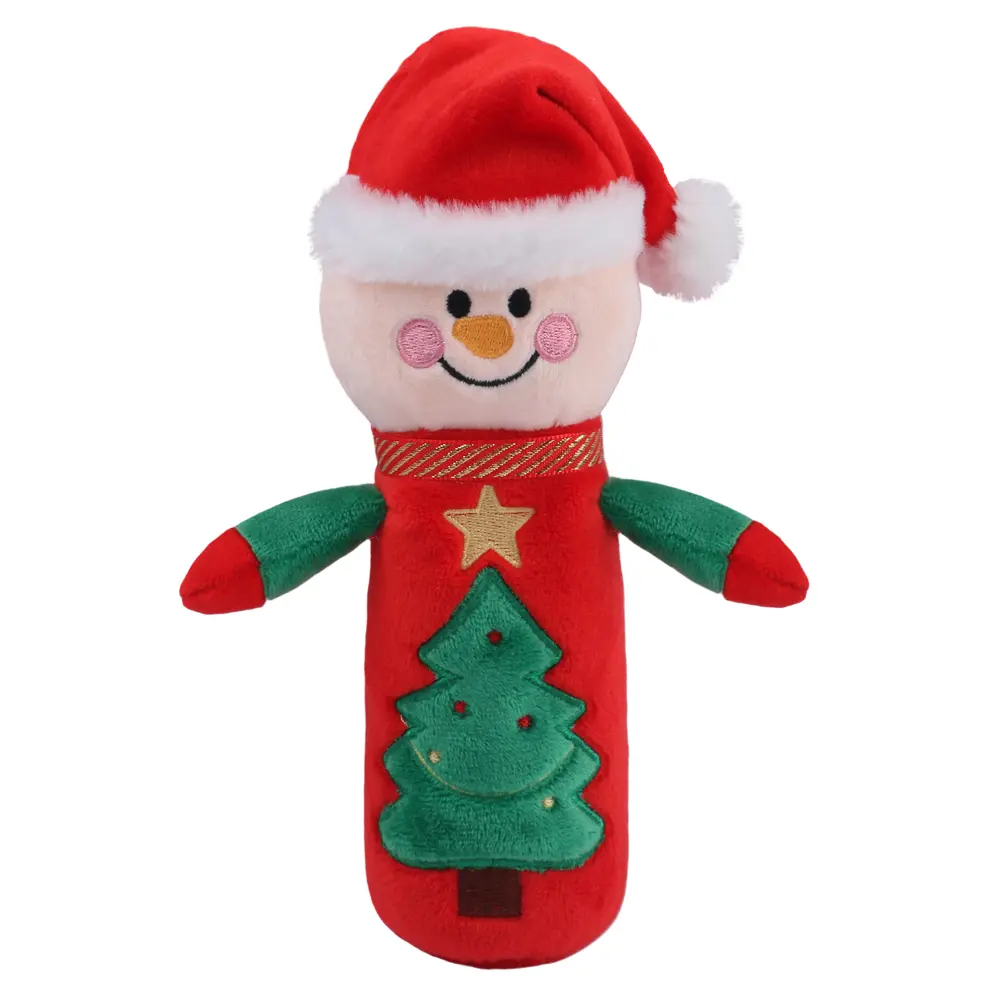 Dog's Christmas Bottle plush toy: safe, durable, highly interactive, and a festive companion.