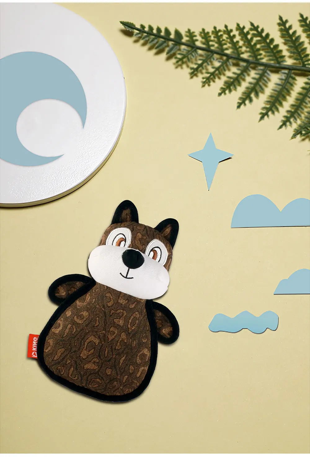 2025 New Product Classic Animal Shape Sturdy Dog Toy Collection Oblate Body Squirrel (9)