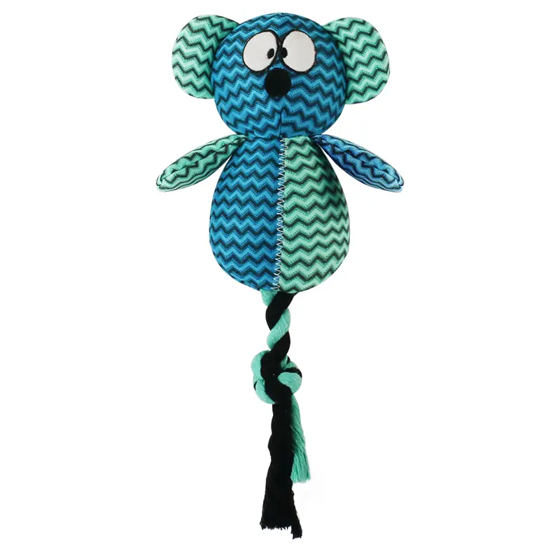 2025 Latest Design Rope-style Plush Pet Toy:Knoted Elephant，Knoted Bear，Knoted Monkey，Knoted Kolar，Knoted FoX