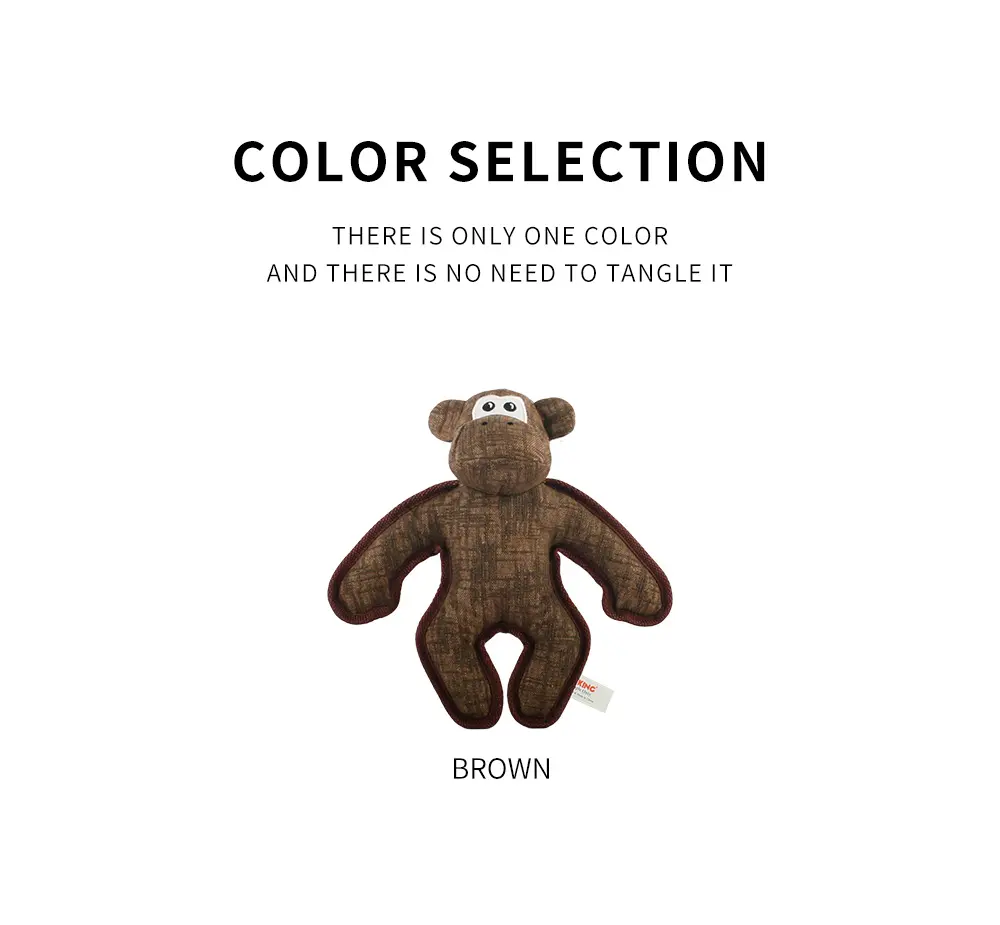 2025 New Product Classic Animal Shape Sturdy Dog Toy Collection Oblate Squirrel (8)