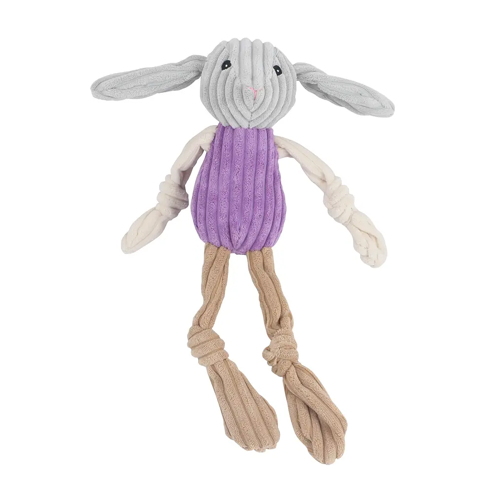 Interactive Plush Toys for Dogs: Rabbit, Rhinoceros, and Koala