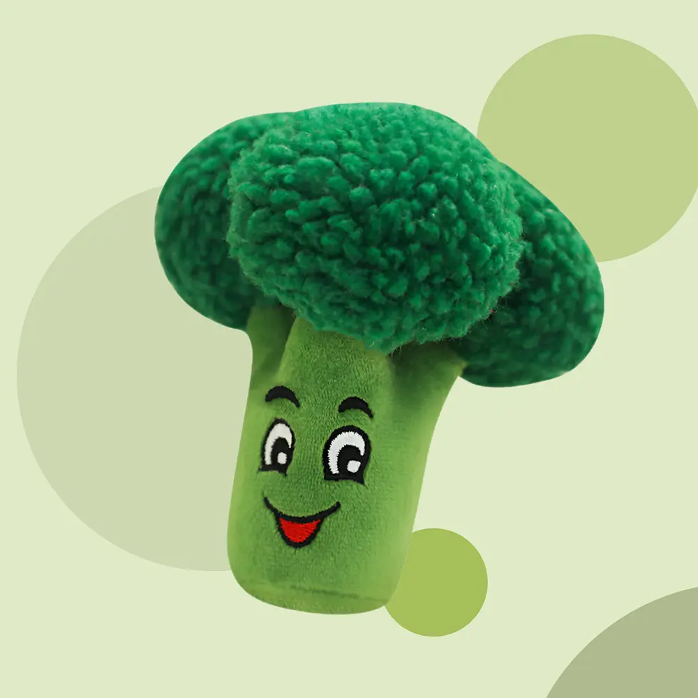 Pet Plush Toy - Broccoli: An Ideal Playmate for Your Pet