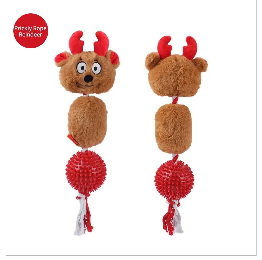 The Christmas-Themed Doggy Plush Toys Perfectly Blend The Joy of The Holiday Season With The Adorability of Pets Konted Reindeer, Konted Snowman, Kon (9)